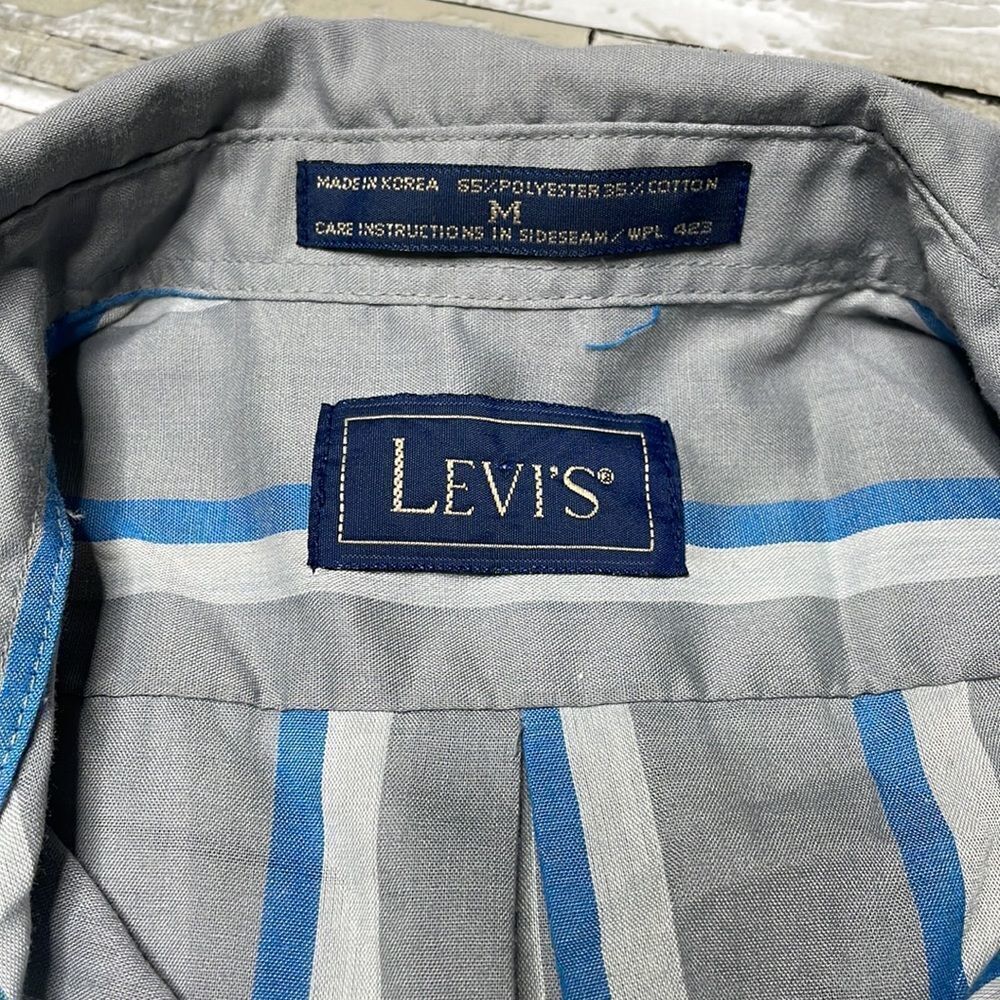 Vintage Levi’s Striped Button Down Medium - image 4